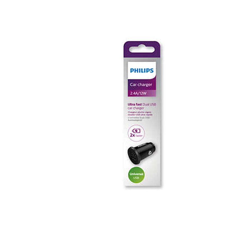 Image secondaire de Chargeur de voiture Philips DLP2510/00