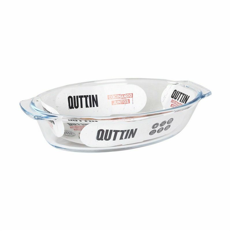 Image secondaire de Plat à Gratin Quttin 725 ml verre Oblongue (6 Unités)