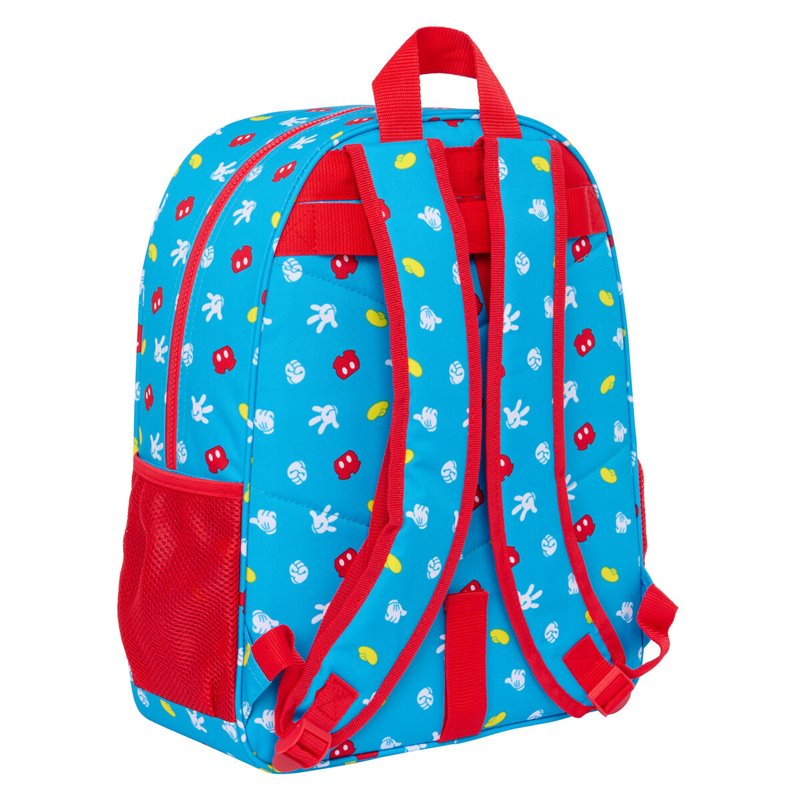 Image secondaire de Cartable Mickey Mouse Clubhouse Fantastic Bleu Rouge 33 x 42 x 14 cm