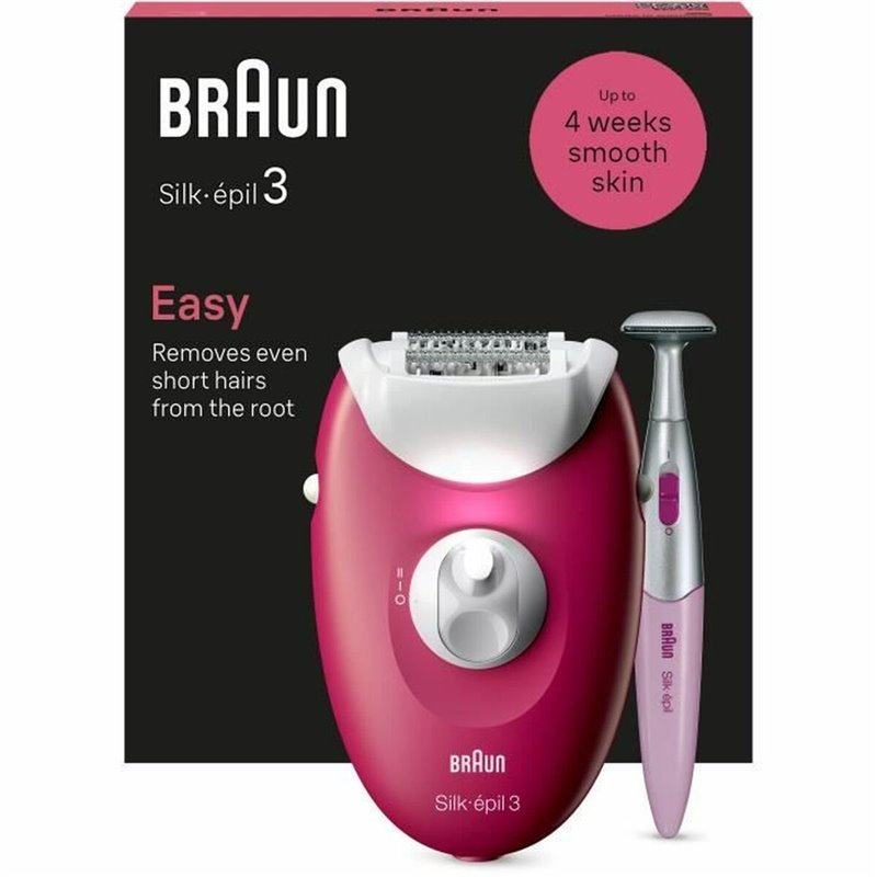 Image secondaire de Épilateur électrique Braun 3-202 Fuchsia