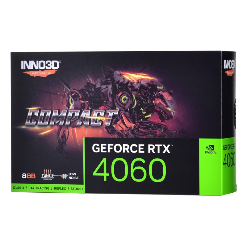 Carte Graphique INNO3D GeForce RTX 4060 COMPACT