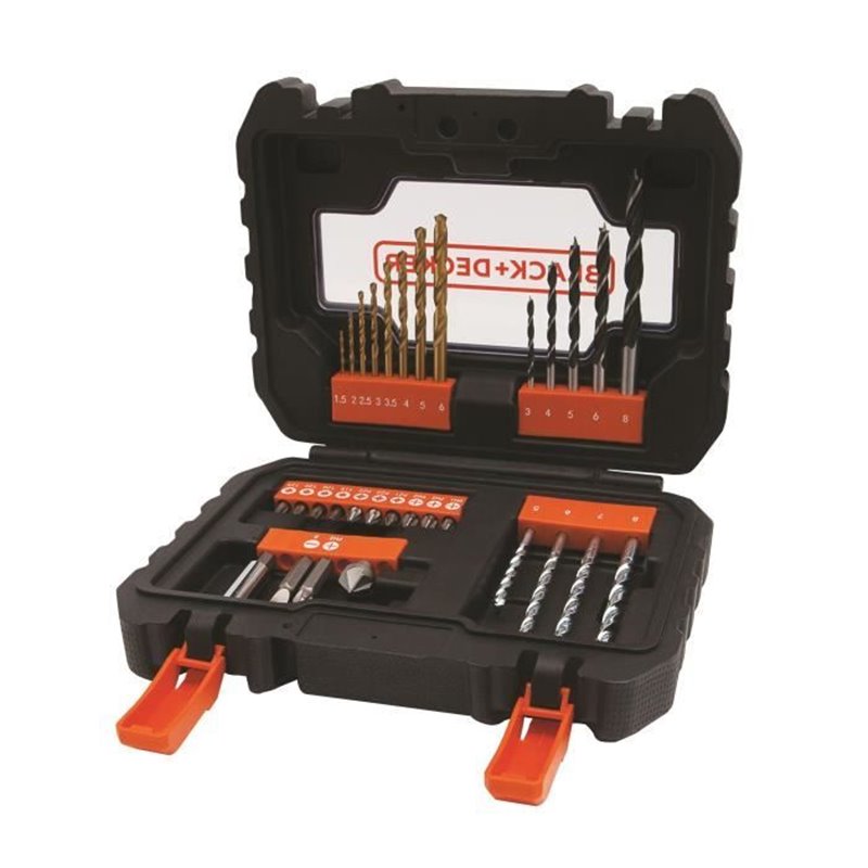 Coffret Vissage Perçage (31 Accessoires) Black+Decker - A7233-XJ