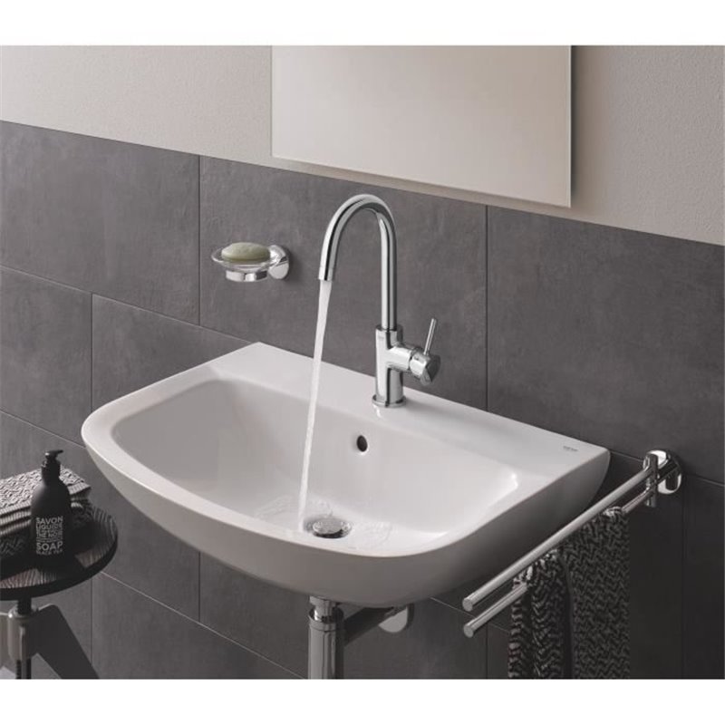 Image secondaire de Mitigeur monocommande Lavabo - GROHE - Taille L - Chromé - Pivotant - Economie d'eau