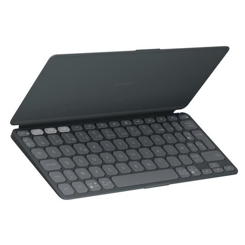 Clavier portable - Sans fil - Logitech - Keys-To-Go 2 - pour Tablette - Azerty - Graphite