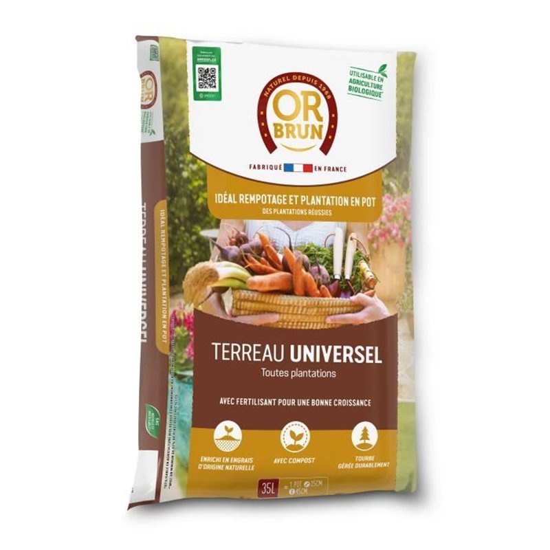 Terreau universel - OR BRUN - OBRTUNI35N - 35 L