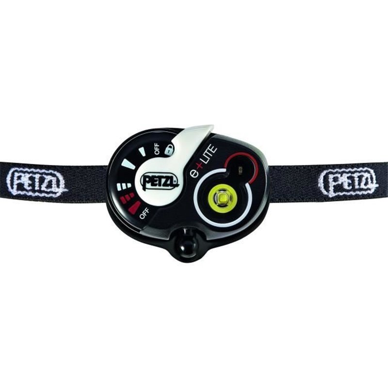 Image secondaire de Lampe frontale de secours avec bandeau - PETZL - E+Lite - 40 lumens - Etui inclus - Noir