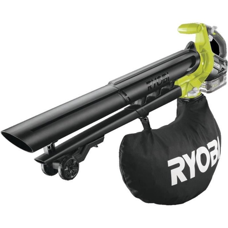 Souffleur aspiro-broyeur 2-en-1 - Ryobi - Brushless - 201 km/h - 6 m³/min