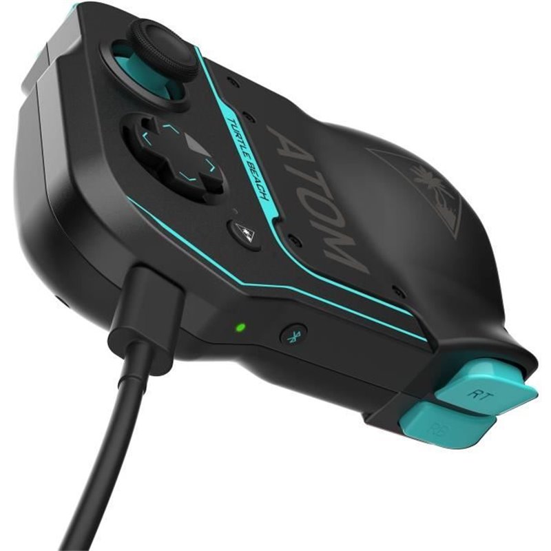 Image secondaire de Turtle Beach Atom Noir, Cyan Bluetooth Manette de jeu Analogique/Numérique Android