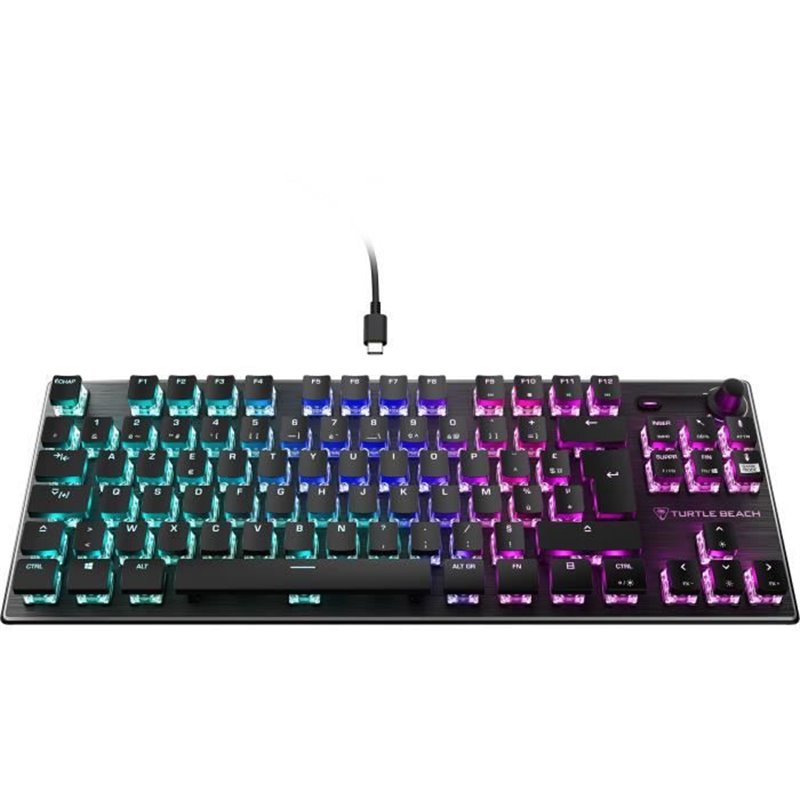 Clavier Gaming RGB mécanique compact - Turtle Beach - Vulcan TKL - Noir