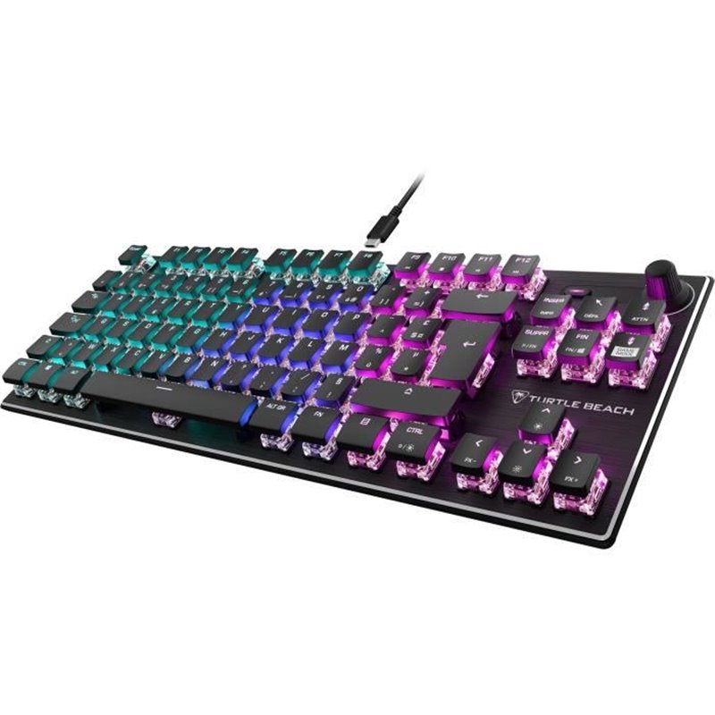 Image secondaire de Clavier Gaming RGB mécanique compact - Turtle Beach - Vulcan TKL - Noir