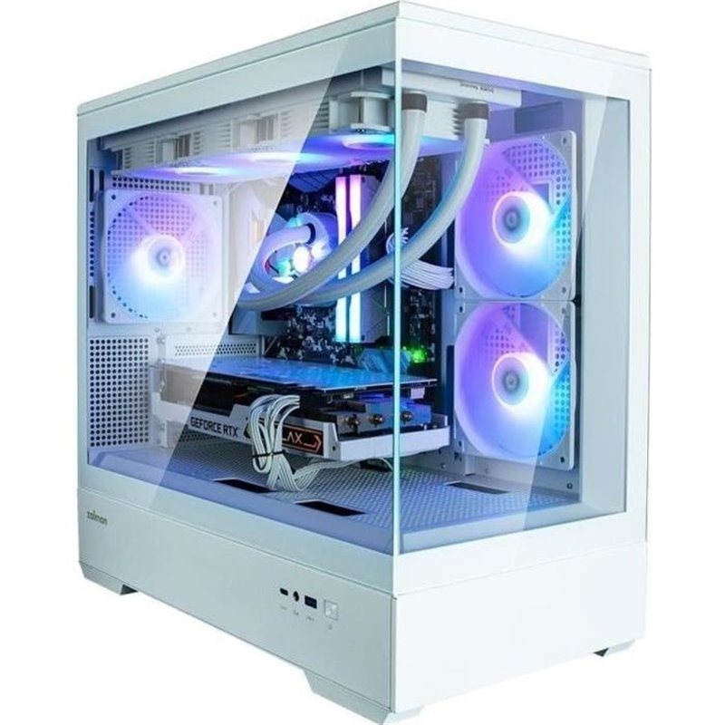 Boîtier PC sans alimentation - ZALMAN P30 (Blanc) - Moyen tour - Format M-ATX