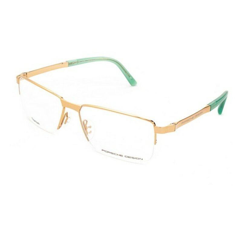 Monture de Lunettes Homme Porsche P8251-E Doré (ø 56 mm)