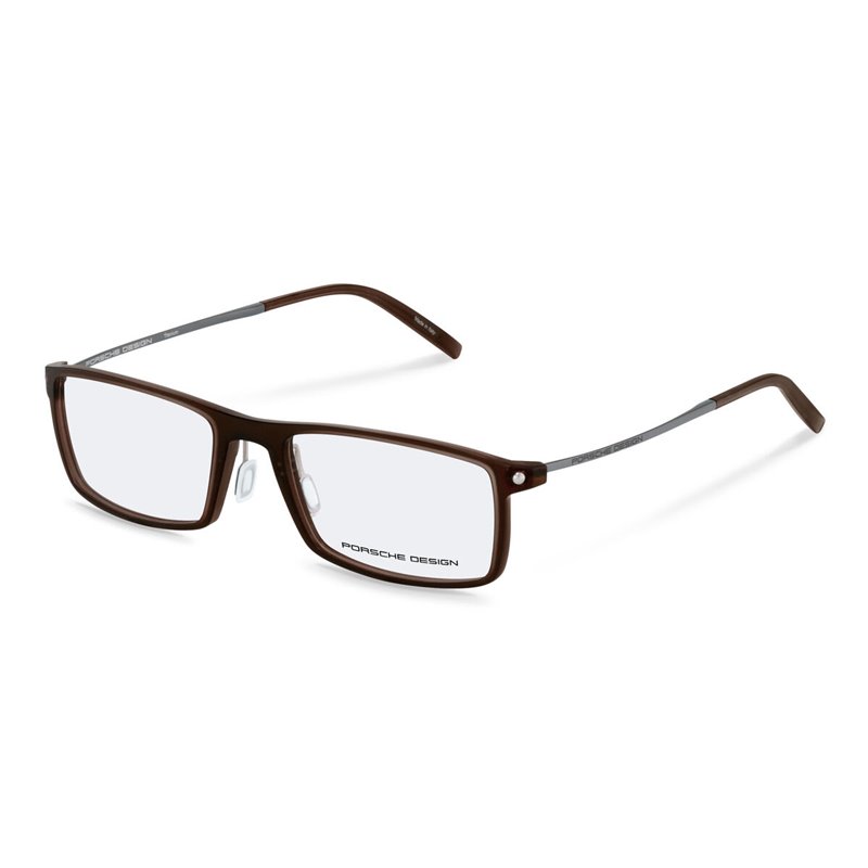 Monture de Lunettes Homme Porsche Design P8384-D-55 ø 55 mm Marron