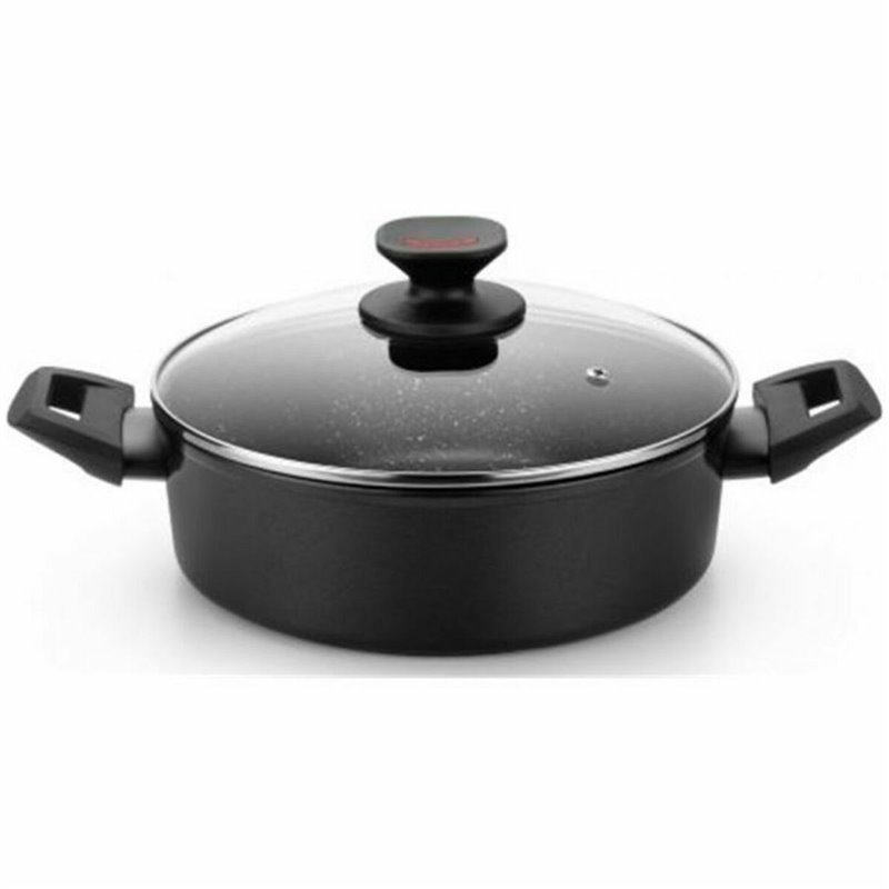 Casserole Monix TITAN ROCK Ø 20 cm Noir Aluminium forgé