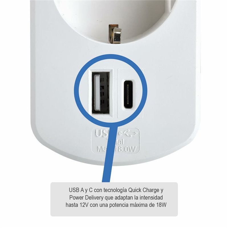 Image secondaire de Chargeur mural Simon CL610306 Blanc