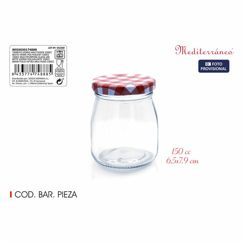 Image secondaire de Boîte Mediterraneo verre 150 ml (72 Unités)