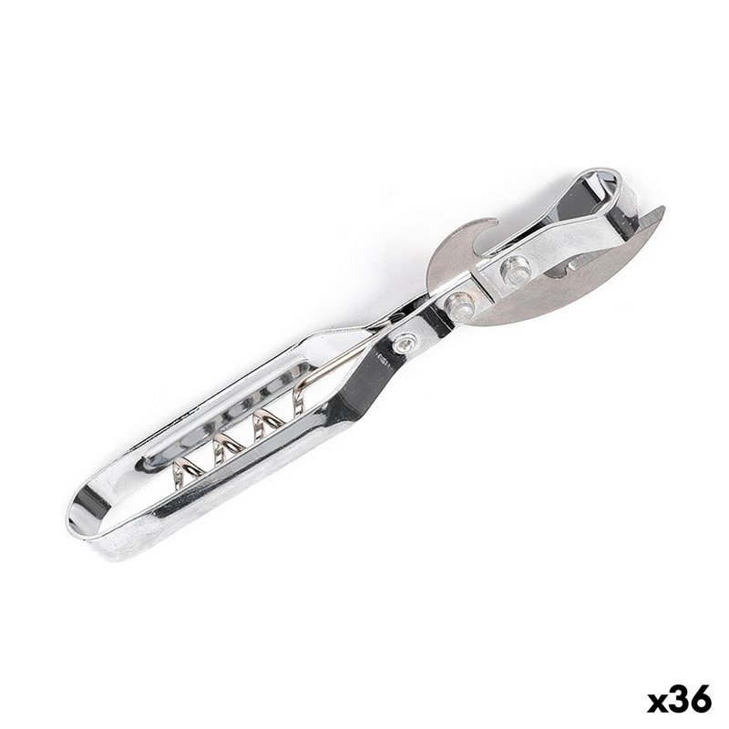 Ouvre-Bouteille Tire-bouchon Ouvre-boîte 14 x 3,5 cm (36 Unités)