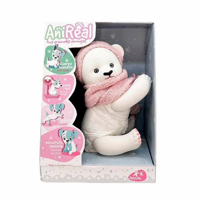 Image secondaire de Jouet Peluche Berjuan Anireal ours polaire 35 cm