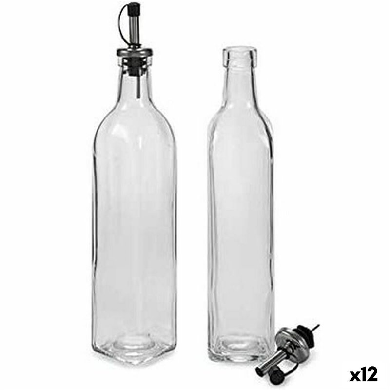 Ensemble salière et poivrier 2 x 50 ml Transparent Verre (12 Unités)