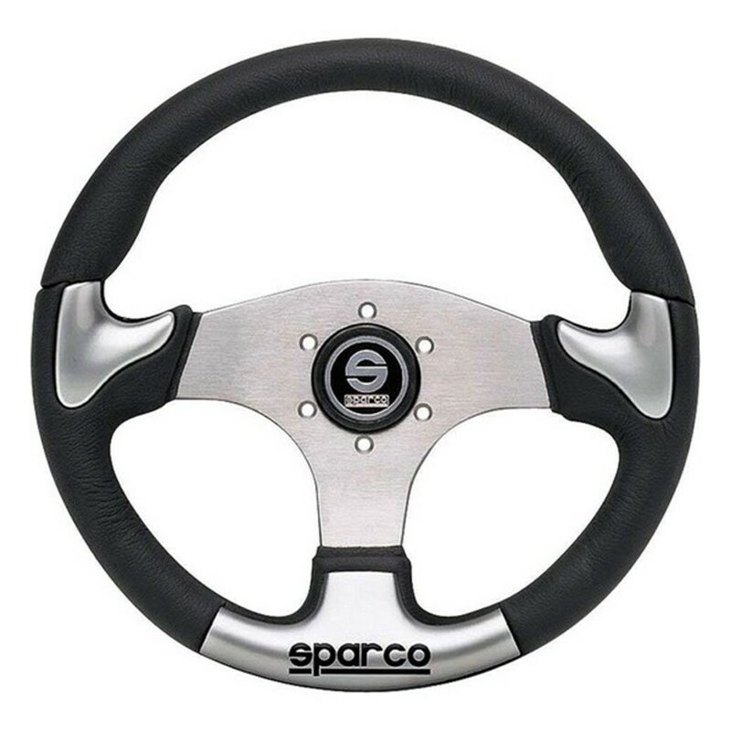 Volant Racing Sparco 015THPUGR345 Noir Argenté