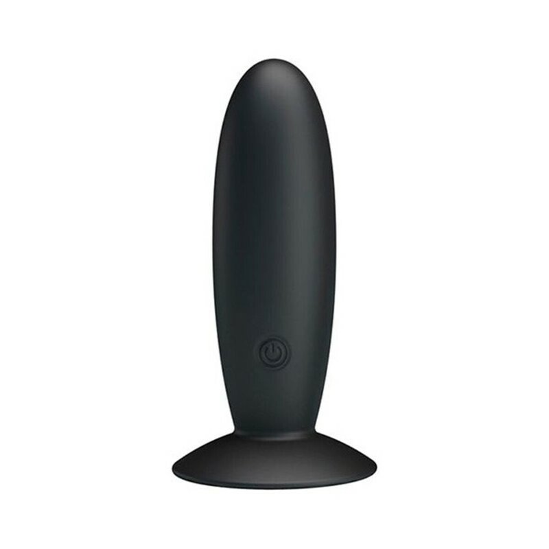 Plug Vibrant Anal Pretty Love Silicone Ventouse Noir