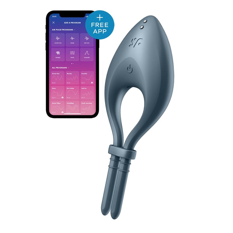 Image secondaire de Anneau Pénis Satisfyer Gris