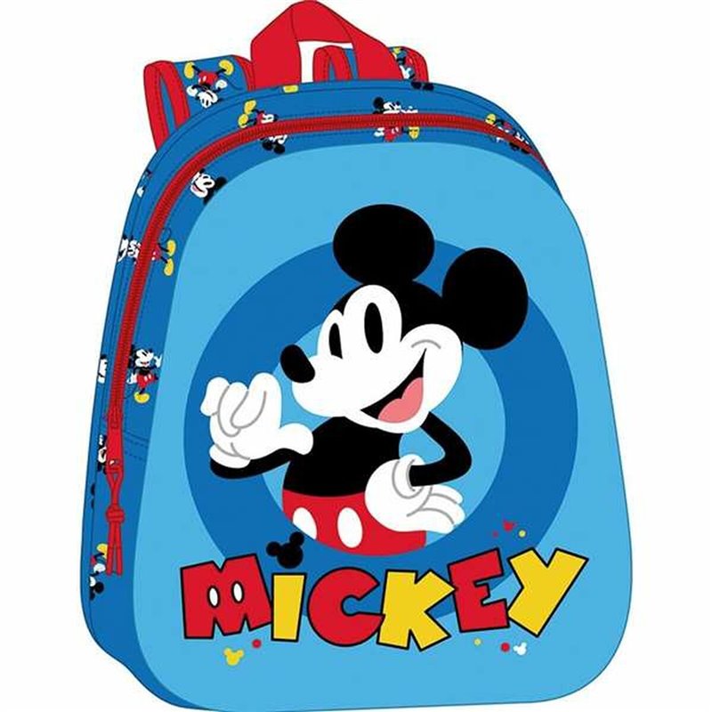 Cartable Mickey Mouse Clubhouse Bleu 27 x 33 x 10 cm