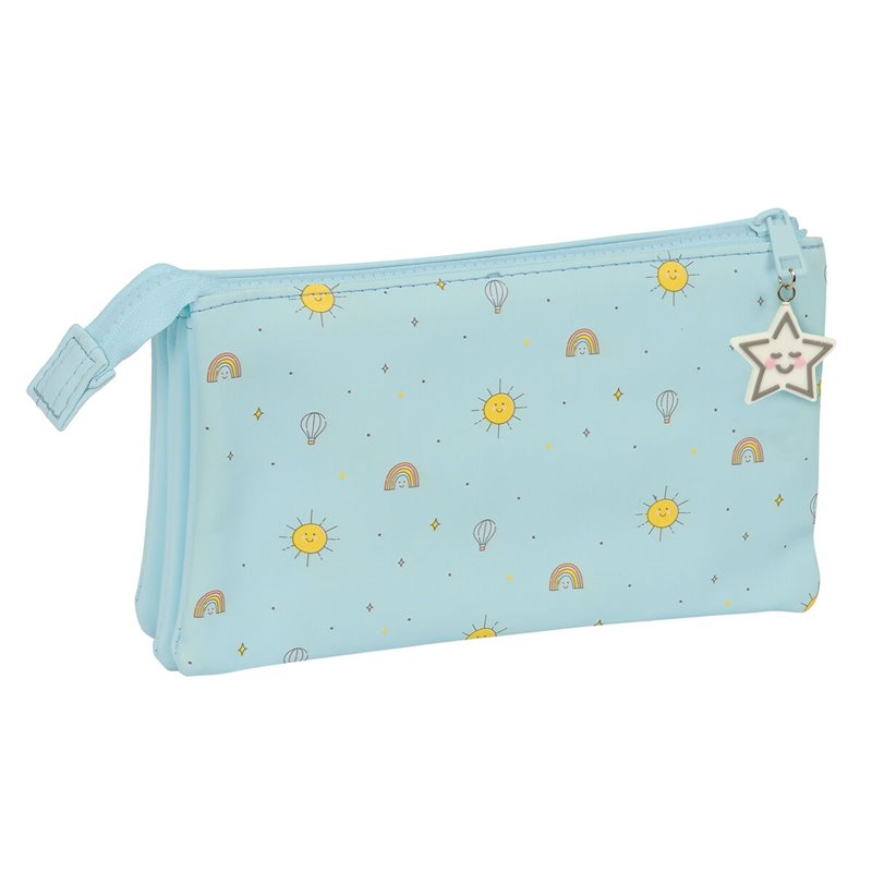 Image secondaire de Trousse Fourre-Tout Triple Mickey Mouse Clubhouse Baby Bleu clair 22 x 12 x 3 cm