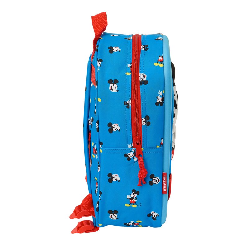 Image secondaire de Cartable Mickey Mouse Clubhouse Bleu 22 x 27 x 10 cm 3D