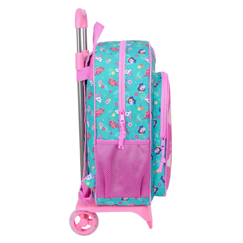 Image secondaire de Cartable à roulettes My Little Pony Magic Rose Turquoise 33 x 42 x 14 cm