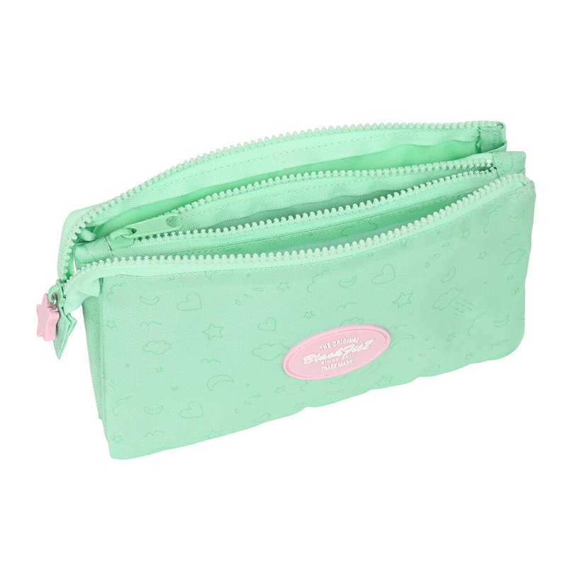 Image secondaire de Trousse Fourre-Tout Triple BlackFit8 Moon Vert 22 x 12 x 3 cm