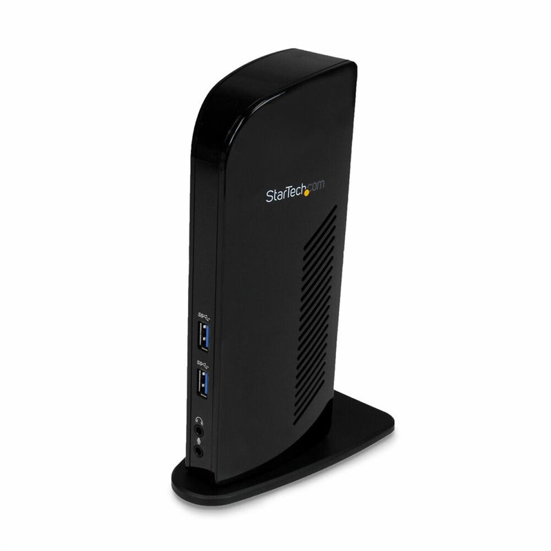 Startech.com Station d'Accueil pour Ordinateur Portable USB 3.0 à Double Écran avec HDMI et DVI/VGA, Hub USB-A 6x, GbE, 