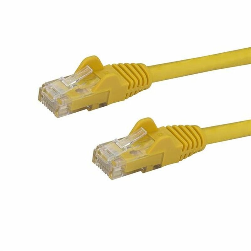 Startech.com Câble réseau Cat6 Gigabit UTP sans crochet de 3m - Cordon Ethernet RJ45 anti-accroc - M/M - Jaune