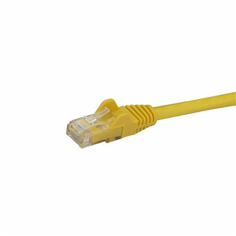 Image secondaire de Startech.com Câble réseau Cat6 Gigabit UTP sans crochet de 3m - Cordon Ethernet RJ45 anti-accroc - M/M - Jaune