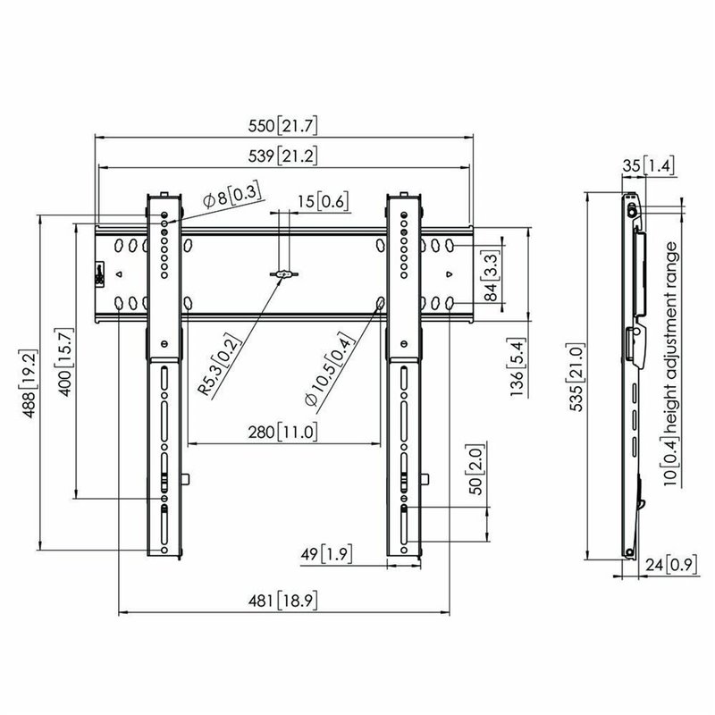 Image secondaire de Support de TV Vogel's PFW 6400