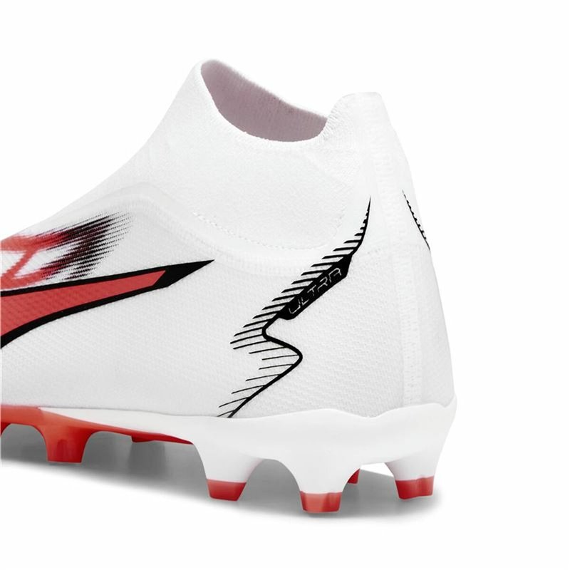 Image secondaire de Chaussures de Football pour Adultes Puma Ultra Match+ Ll Fg/A Blanc Rouge