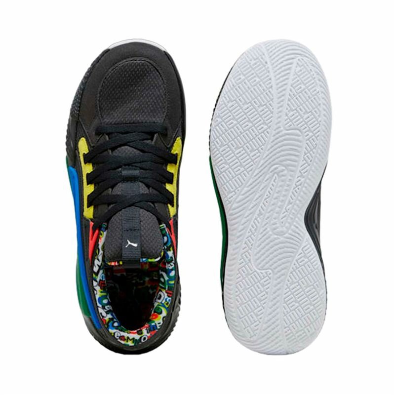 Image secondaire de Chaussures de Basket-Ball pour Adultes Puma Court Rider Chaos Noir