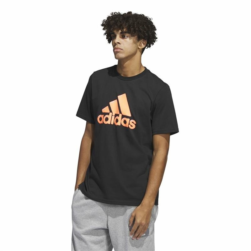 Image secondaire de T-Shirt à manches courtes homme Adidas Logo Noir (L)