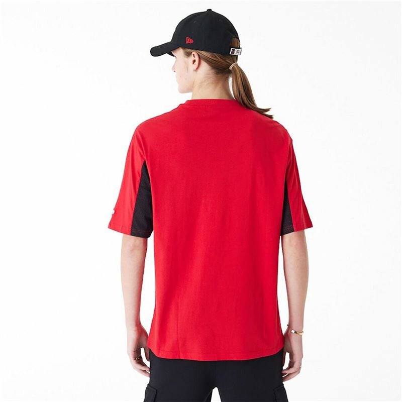 Image secondaire de T-Shirt à manches courtes homme New Era NBA MESH PANEL OS TEE CHIBU 60435481 Rouge (M)