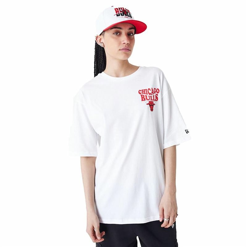 T-Shirt à manches courtes homme New Era SCRIPT OS TEE CHIBUL 60435518 Blanc (L)