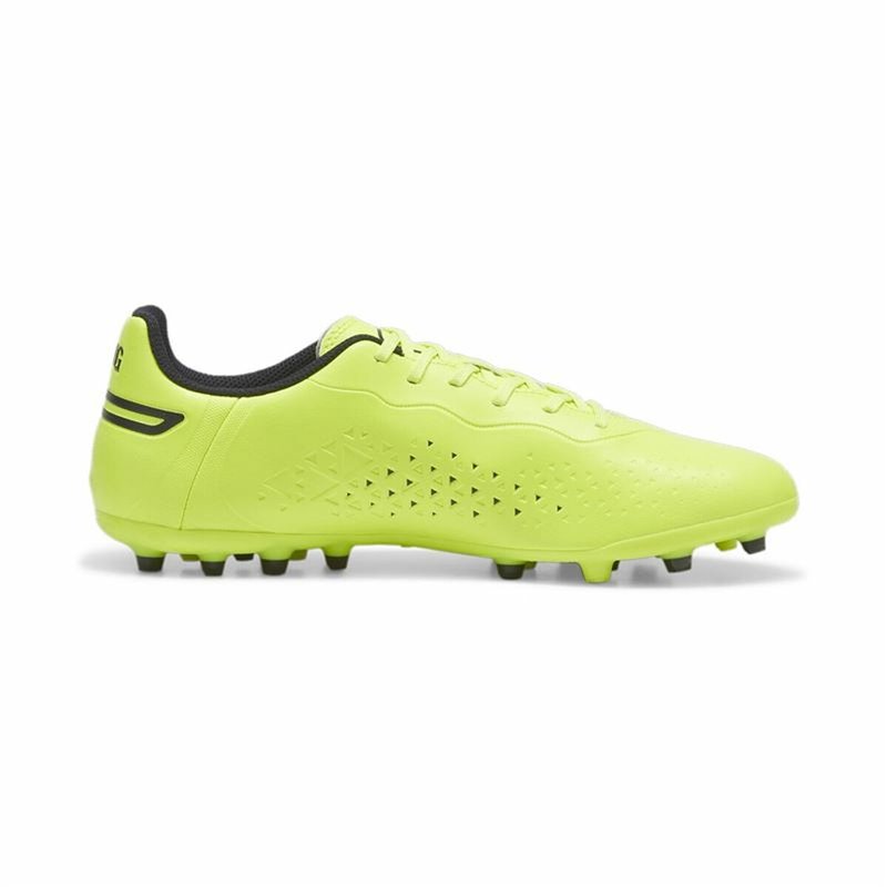 Image secondaire de Chaussures de Football Multi-crampons pour Adultes Puma King Match MG Jaune Noir