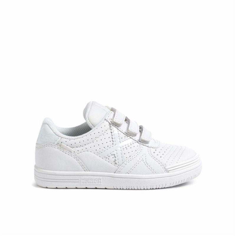 Chaussures de Futsal pour Enfants Munich G-3 Kid Vco Profit 207 Blanc Enfant Unisexe