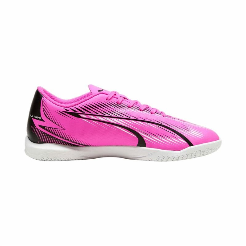 Image secondaire de Chaussures de Futsal pour Adultes Puma Ultra Play Blanc Rose foncé Unisexe