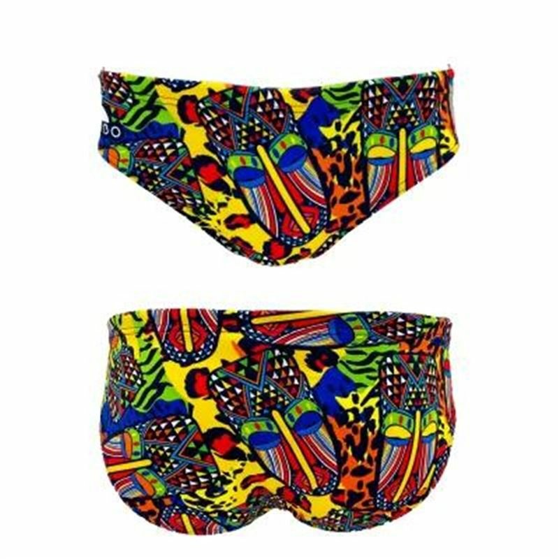 Slip pour homme Turbo Africa Skin Jaune Multicouleur