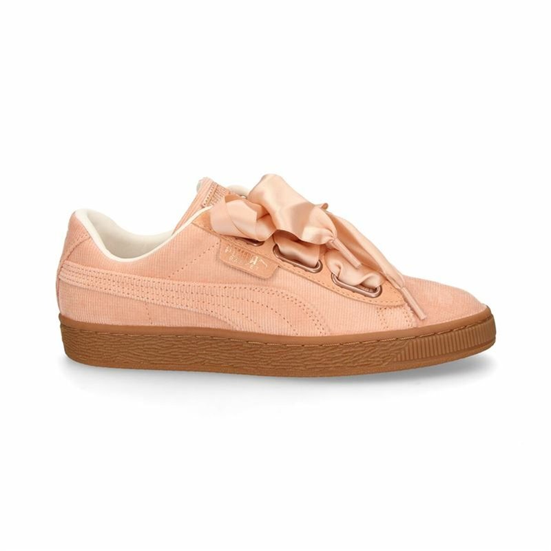 Image secondaire de Chaussures de sport pour femme Puma Basket Heart Femme Saumon