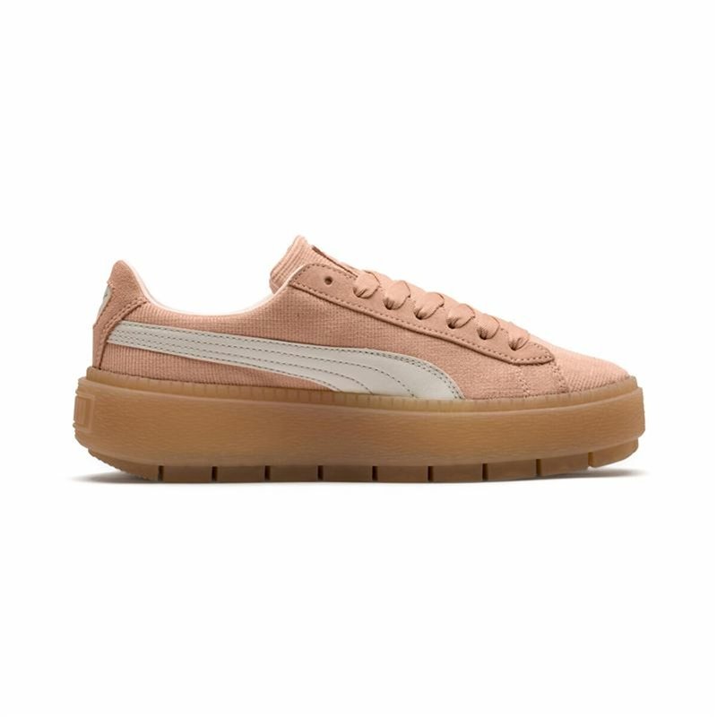 Image secondaire de Baskets Casual pour Femme Puma Platform Trace Corduroy Orange