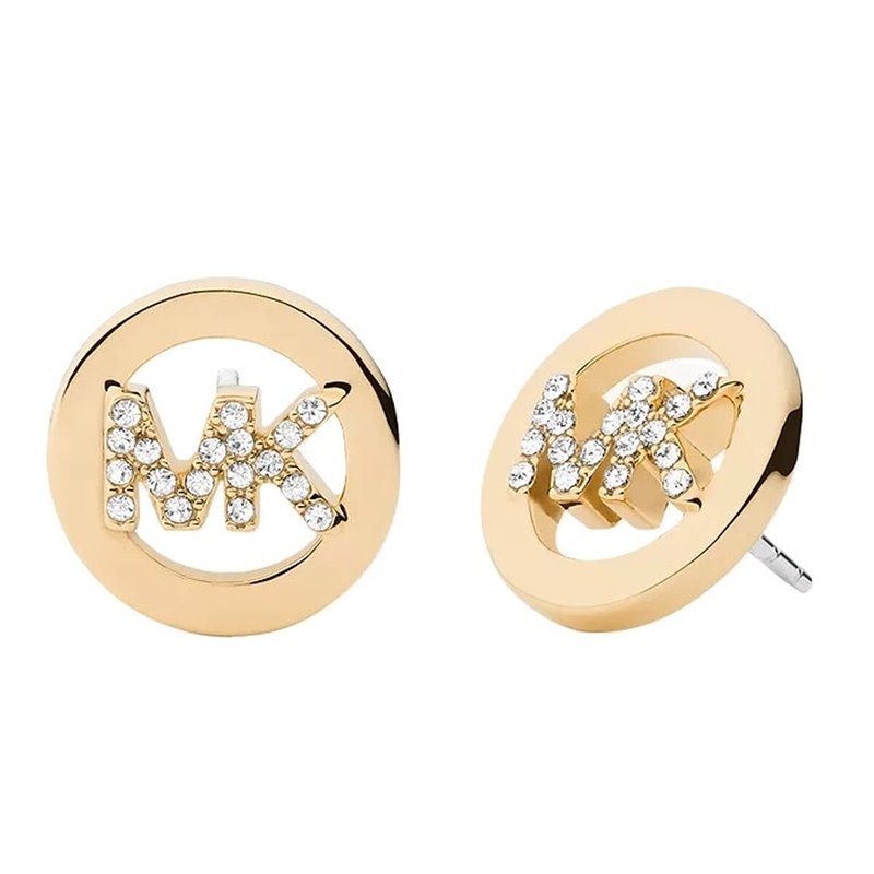 Boucles d'oreilles Femme Michael Kors LOGO Laiton