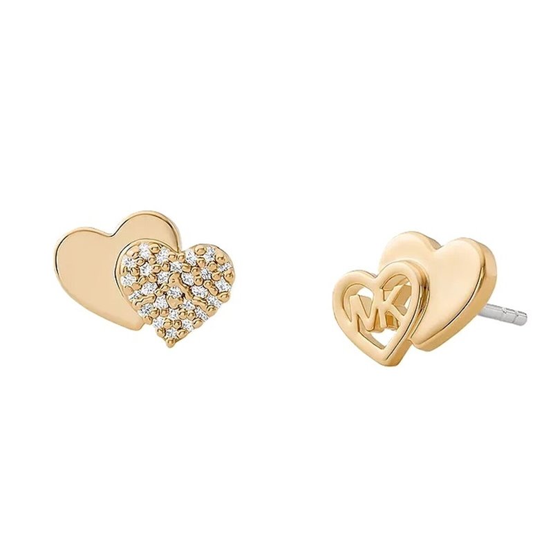 Boucles d'oreilles Femme Michael Kors HEART Laiton