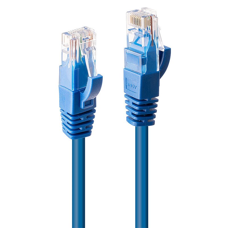 Lindy 48018 câble de réseau Bleu 2 m Cat6 U/UTP (UTP)