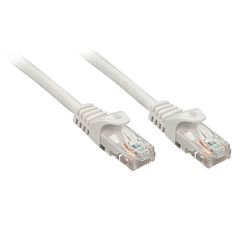 Lindy RJ-45/RJ-45 Cat6 3m câble de réseau Gris U/UTP (UTP)